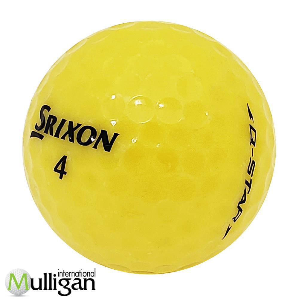 Mulligan - 12 balles de golf récupérées Srixon Q-star 5A Pristine, jaune