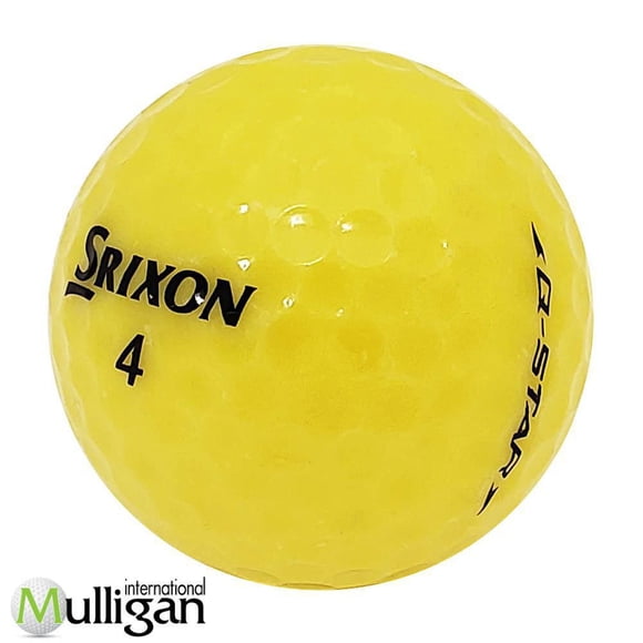 Mulligan - 60 balles de golf récupérées Srixon Q-star 5A, jaune
