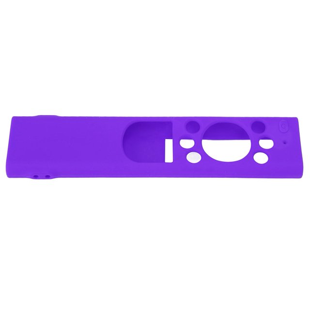 Anti Drop Remote Control Cover, Remote Control Silicone Protective Cover Skin Friendly Shockproof With Lanyard For Electronic Equipment Purple