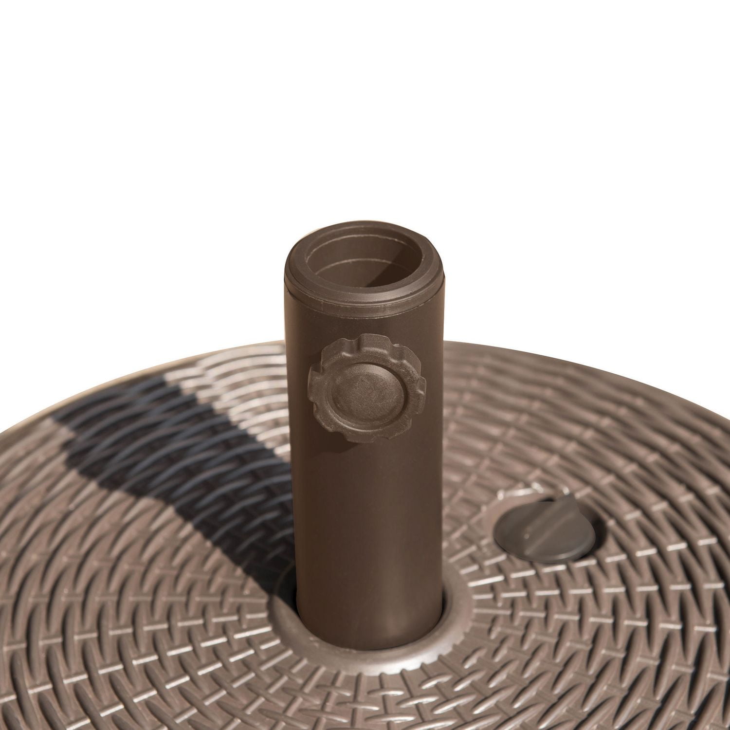 Base à remplir pour parasol de 7.5 pieds pour poteau de 1.5 à 1.9 pouces de diamètre avec tige de support en acier