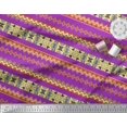 thumbnail image 3 of Soimoi Moss Georgette Fabric Damask & Aztec Southwestern Print Sewing Fabric Yard 42 Inch Wide, 3 of 3