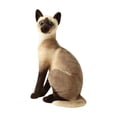 thumbnail image 2 of Lovely Cat Plush Toys Stuffed Animal Plush Padding Doll Simulation Siamese Cats StyleD, 2 of 9
