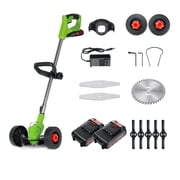1800W 21V Cordless Electric Grass Trimmer Lawn Mower Weeds Brush Length Adjustable Cutter Garden Pruning Tool ,Easy to Use