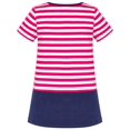 thumbnail image 2 of Robe Fille Coton Crabe Poisson Brodée Manches Courtes 2 Ans, 2 of 6