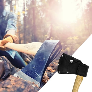 Clearance Sale!Giyblacko Hatchet Leather Axe Head Cover Double Snap Hatchet Protector Hatchet Cover Portable Hatchet For Camping Lover Outdoor Camping Black