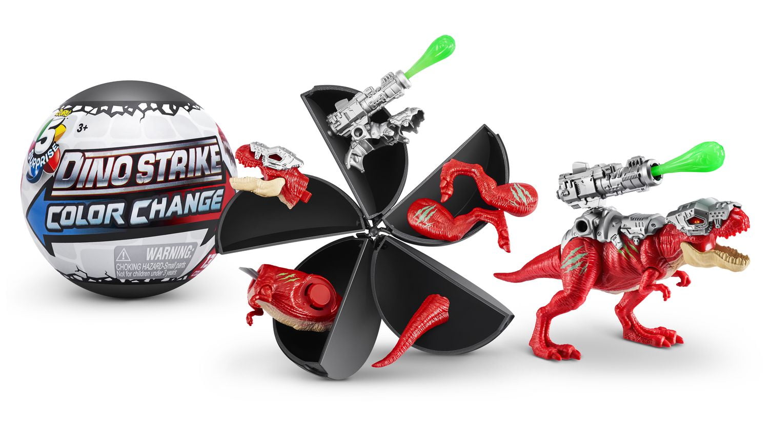 5 Surprise Capsule Dino Strike Color Change