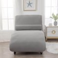 thumbnail image 2 of Housses de Chaise Longue Intérieure Housse Extensible pour Salon Chambre Gris, 2 of 8