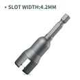 thumbnail image 4 of Meitianfacai Open Socket Wrench Slotted 4mm/4.2mm Sleeve 65MM Power Wing Nut Sleeve, 4 of 7