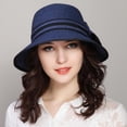 thumbnail image 3 of Neinkie Womens Straw Sun Hat Packable Summer UV Beach Sunhat UPF SPF 50 Packable Adjustable, 3 of 7