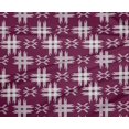 thumbnail image 4 of oneOone Polyester Lycra Fabric Check Kasuri Print Fabric By The Yard 56 Inch Wide, 4 of 4
