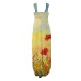 thumbnail image 5 of Robes for Femmes Courbes Summer Conception Robe Décontractée Progressive Cou Sans Manches Suspendu V-Cou Robe Longue Robes for Femmes 2023 Décontracté sur Clearance, 5 of 5