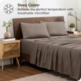 thumbnail image 2 of Bare Home Pillowcase Set - Envelope Closure - Premium 1800 Collection - Double Brushed - Ultra Soft - Queen Size, Taupe, 2 Count, 2 of 6
