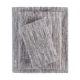 thumbnail image 1 of Mainstays Cotton Rich Extra Soft Jersey Bed Sheet Set, Double, Grey Spacedyed, 4 Pieces, 1 of 6