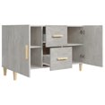 thumbnail image 3 of vidaXL Sideboard Concrete Grey 100x36x60 cm Engineered Wood, 3 of 5