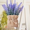thumbnail image 4 of EGNMCR Home Decor, Room Decor, Fall Decor Artificial Plant In Pots Mini Potted Flowers Plant In Cloth For Home Decor Party Wedding Garden Table Office Patio Decoration Simulation potted plants, 4 of 6