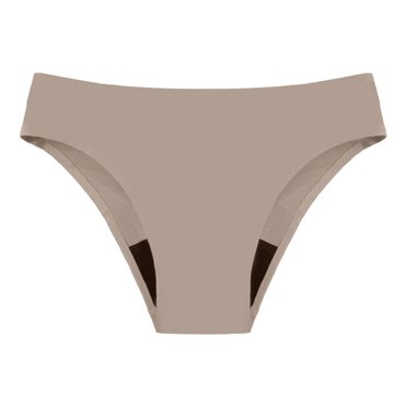 Hontri Swim Pants Women's Menstrual Physiological Swimming Trunks Leak Proof 4 Layer Menstrual Bikini Swim Bottoms Underwear Khaki Xs