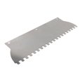 thumbnail image 1 of jinwen Tile Tool Sturdy Plastering Masonry Work Tile Trowel Blade with Square Notch 400x110x0.7mm, 1 of 9