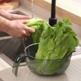 thumbnail image 2 of Multifunctional Basket - 2024 New Fruit Cleaning Bowl Kitchen Sink Food Collector Drainer Fruit Rinseer Vegetable Cleaning Strainer Bowl On Sink Colander, 2 of 4