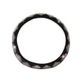 thumbnail image 2 of Dvkptbk Car Steering Wheel Cover Summer Steering Wheel Cover, Rhinestone Steering Wheel Cover with Crystal Diamond for Women, Sparkling Car Wheel Protector Universal Fit 14-15 Inches, 2 of 9