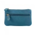 thumbnail image 1 of Italian Artisan 28-293-Azure Francesco Multicolor Nappa Calfskin Leather Key Case, Azure - Small, 1 of 1