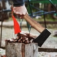 thumbnail image 4 of Home Kitchen Item Clearance Deals!Pcksrro Wooden Axe Handle Spare Axe Handle Red Rope Luck Axe Handle, 4 of 6