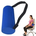 thumbnail image 1 of Lumbar Roll Pillow For Lower Back Support – Memory Back Support Cushion With Elastic Strap Washable Cover – Ergonomic Neck Roll Pillow For Chair Car Travel – 11 Inch, 1 of 9