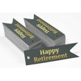 thumbnail image 2 of Inkdotpot Happy Retirement Bottle Tag Real Gold Foil Favor Hang Tags Pack Of 100, 2 of 6