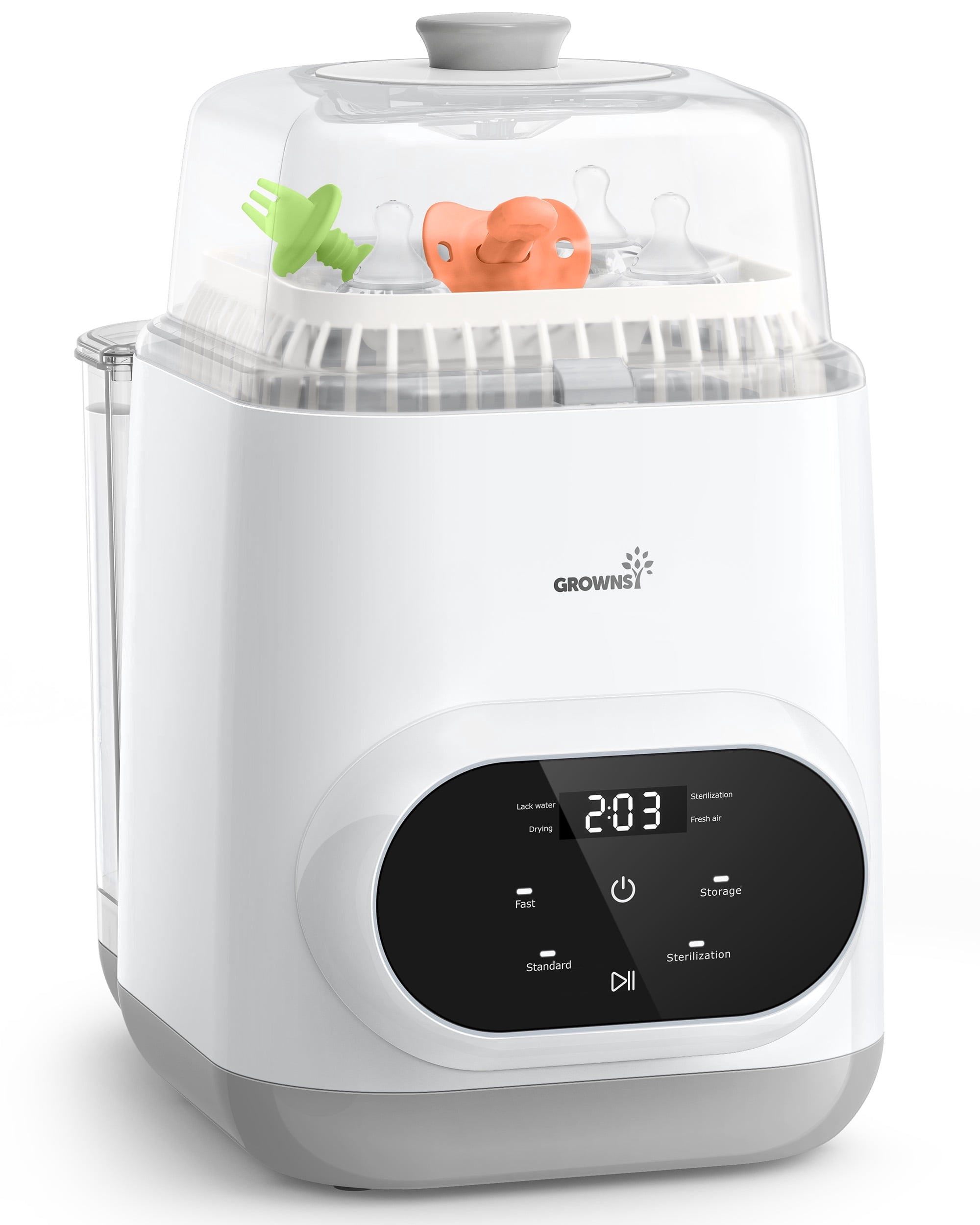 Grownsy EaseClean Bottle Washer Pro | All-in-One Bottle Washer and Sterilizer and Dryer | Baby Bottle Washer for Bottles, Pump Parts & Baby Essentials | Replaces Hand Washing