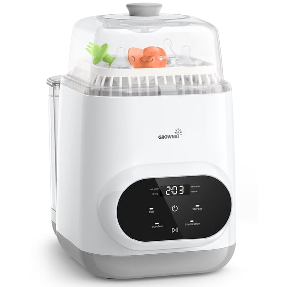 Grownsy EaseClean Bottle Washer Pro | All-in-One Bottle Washer and Sterilizer and Dryer | Baby Bottle Washer for Bottles, Pump Parts & Baby Essentials | Replaces Hand Washing