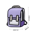 thumbnail image 3 of EGNMCR Pens Elementary School Students In The Beginning Of The School Season Large Capacity Backpack For Primary School Students New the backpack, 3 of 7