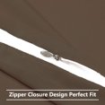 thumbnail image 4 of Unique Bargains 1800 Microfiber Zippered Pillowcases 2pcs, 4 of 10