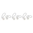 thumbnail image 2 of yingyy 1/2/3/5 2 Pieces Curtain Tieback Round Polyester Replacement Simple Style Household Kitchen Sunshade Drape Fixing Fastener Light Silver 3PCS, 2 of 6