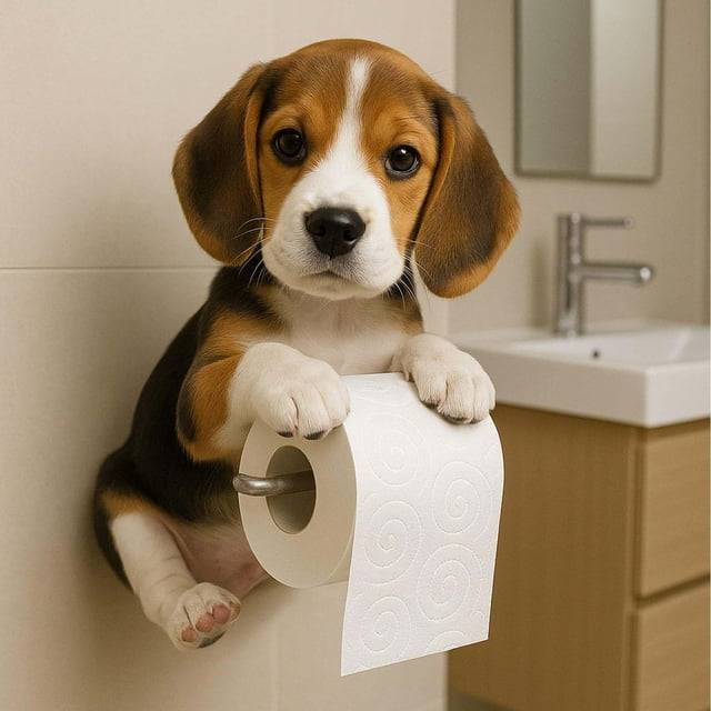 EGNMCR Tools&Home Improvement Dog Toilet Paper Hundepapierhalter Tissue holder