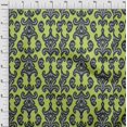 thumbnail image 3 of oneOone Polyester Lycra Fabric Paisley & Floral Ikat Print Sewing Fabric BTY 56 Inch Wide, 3 of 4