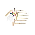 thumbnail image 2 of QualitChoice Wood Exciting Six Player Croquet Set With Colored Balls Outdoor Fun And Family Recreation 6 Colored Balls 2 Benchmark, 2 of 6