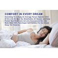 thumbnail image 3 of Ruvanti 100% Cotton Bed Sheets, 4 Pcs Bed Sets, Off White Full Size Sheets Set, Soft, Breathable Fabric, Deep Pocket Sheets, Cooling Bedding Sheets Set Include 1 Flat, 1 Fitted Sheet, 2 Pillowcases., 3 of 4