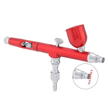 Dual Action  Feed Airbrush Spray Art Paint  Nail Tool Kit  Durable Broad Easy Refills and Cleaning for Fine Temporary Cake Decorating Hobbies More