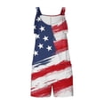 thumbnail image 4 of Penkiiy Combinaison Courte Décontractée pour Femmes, Nœud à Nouer, Combishort d'Été Mignon, Combinaisons Sans Manches L Multicolore, 4 of 5