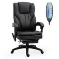 thumbnail image 1 of Vinsetto Chaise de Bureau Dossier Haut avec Repose-Pieds Hauteur Réglable Noir, 1 of 10