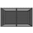 thumbnail image 1 of Outsunny 10' x 12' Gazebo Replacement Mosquito Netting, Black, 1 of 10
