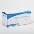 thumbnail image 2 of 50-Piece 3-Ply Disposable Blue Face Masks, 2 of 4