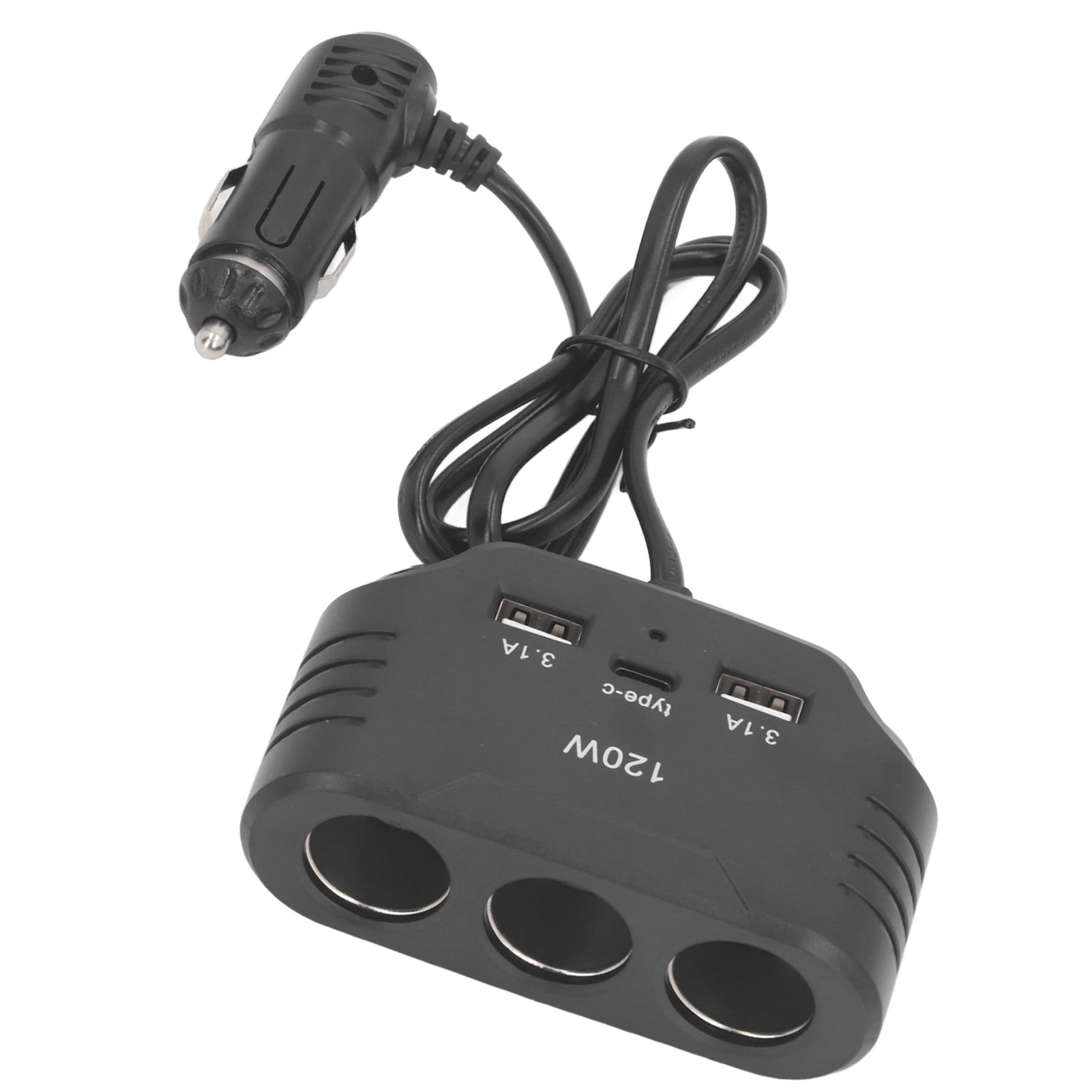 Car Charger Power Converter, 120W Power Car Cigarette Lighter Adapter  for Vehicles