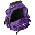 thumbnail image 3 of Everest 5045WH-DPL Sac à Dos de Luxe à Roulettes - Violet Foncé, 3 of 9