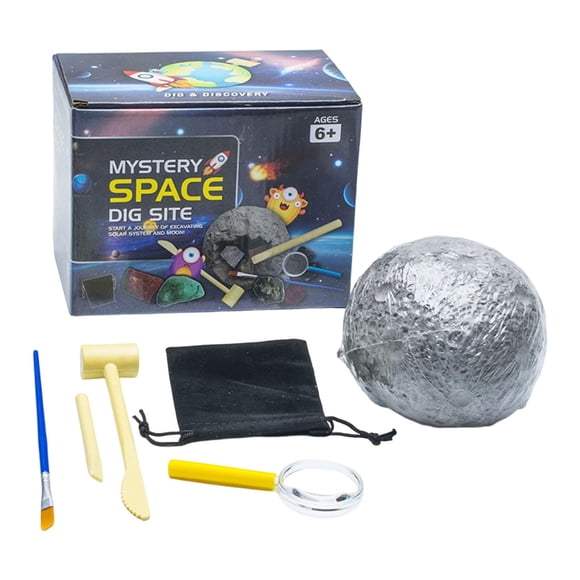 Educational Science Kit for Kids Planetary Exploration Adventure Digging Discover Hidden Gems Excavation Toy