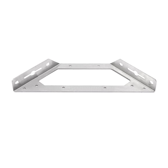 Stainless Steel Multifunctional Corner Three Sided Fixed Corner Brace Cabinet Trapezoidal Hanging Angle Hanging Layer Board Support Furniture Connecto