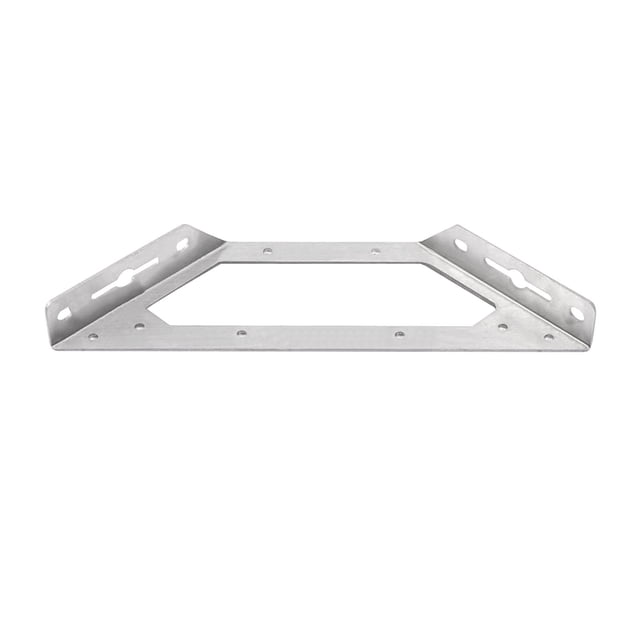 EGNMCR Stainless Steel Multifunctional Corner Three Sided Fixed Corner Brace Cabinet Trapezoidal Hanging Angle Hanging Layer Board Support Furniture Connecto corner connector