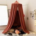 thumbnail image 1 of MesaSe Kids Bed  Soft Smooth Playing Tent  Hanging Mosquito Net Bedding  Red, 1 of 11