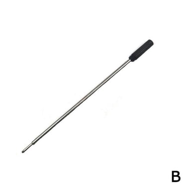 PLGEBR Recharges d'Encre Noire,Recharges de Stylos à Bille Remplaçables,Recharges de Stylos à Bille,Recharge Métallique à Pointe Moyenne,Recharge d'Encre avec Pointe Fine de 1,0 mm C5N7