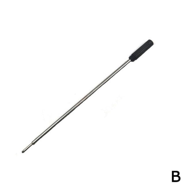 Lttoisl Recharges de Stylos à Bille Cross, Lot de 5, Pointe Moyenne 1,0 mm, Cartouches d'Encre Noire à Séchage Rapide, Écriture Fluide et Uniforme pour Usage Professionnel (Acier 11,6 cm)