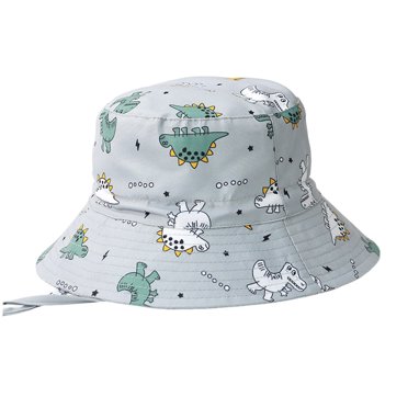 Wxirdiow Sun Hats for Kids Sun Hat Bucket Hats for Boys Girls Summer Sun Protection Wide Brim Unisex Beach Outdoor Grey Size,3-5 Years